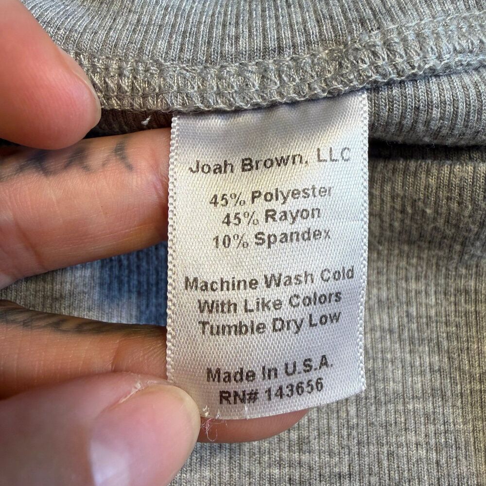 JOAN BROWN ribbed crop tank rumble ;) - Picture 5 of 6